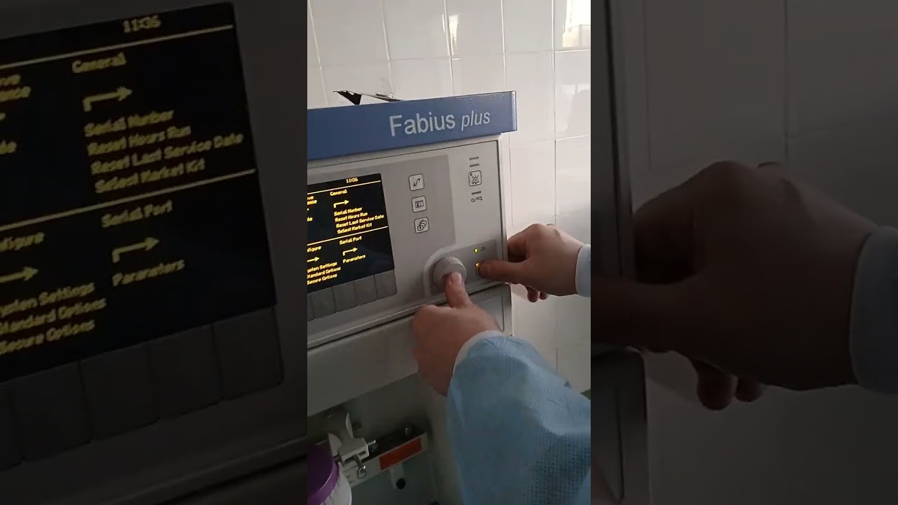 Восстановление опций НДА drager fabius plus, замена батарейки, русский язык