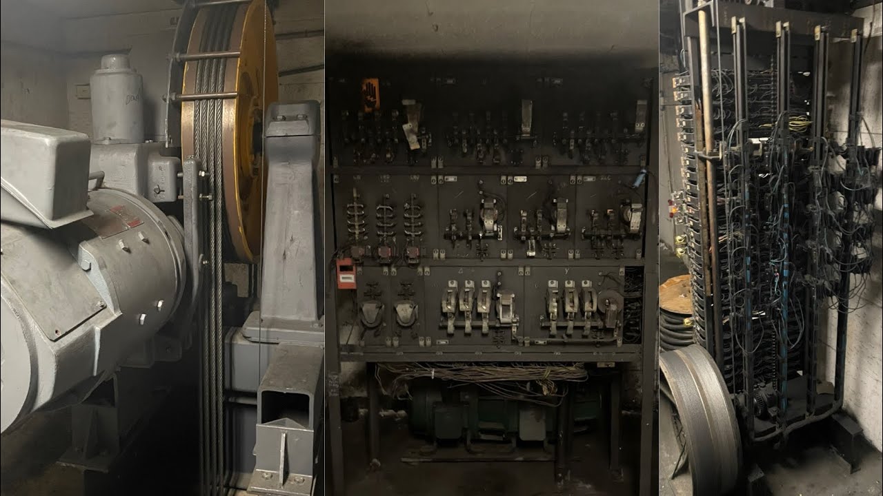 1950s Montgomery Elevator Machine Room Tour