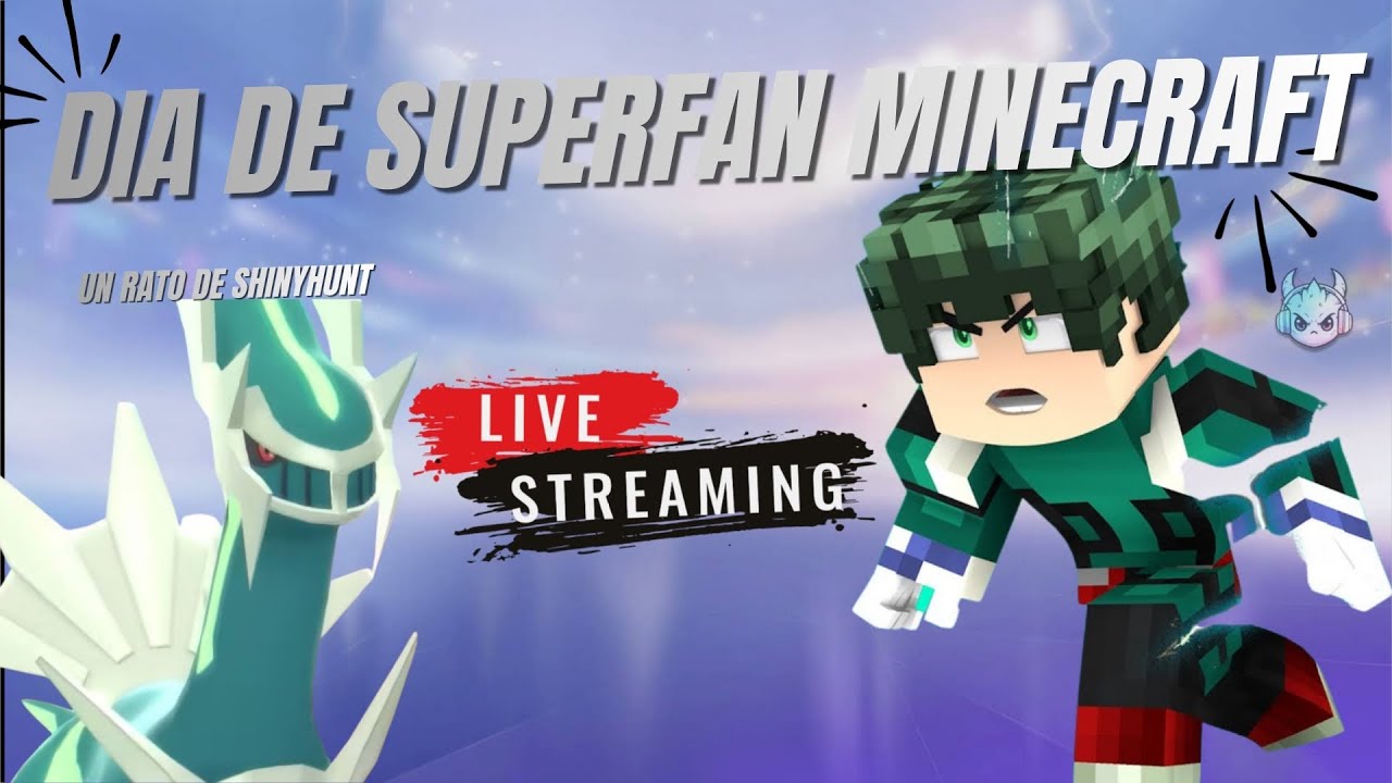 STREAM CORTITO DE MINECRAFT Y DIALGA SHINY H ...SIGUEME EN @DrackoTrainer