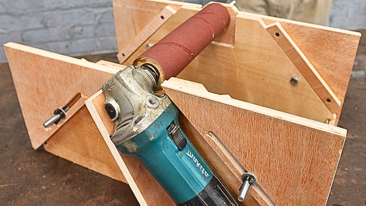 Woodworking tool idea that will surprise you / Homemade sanding machine