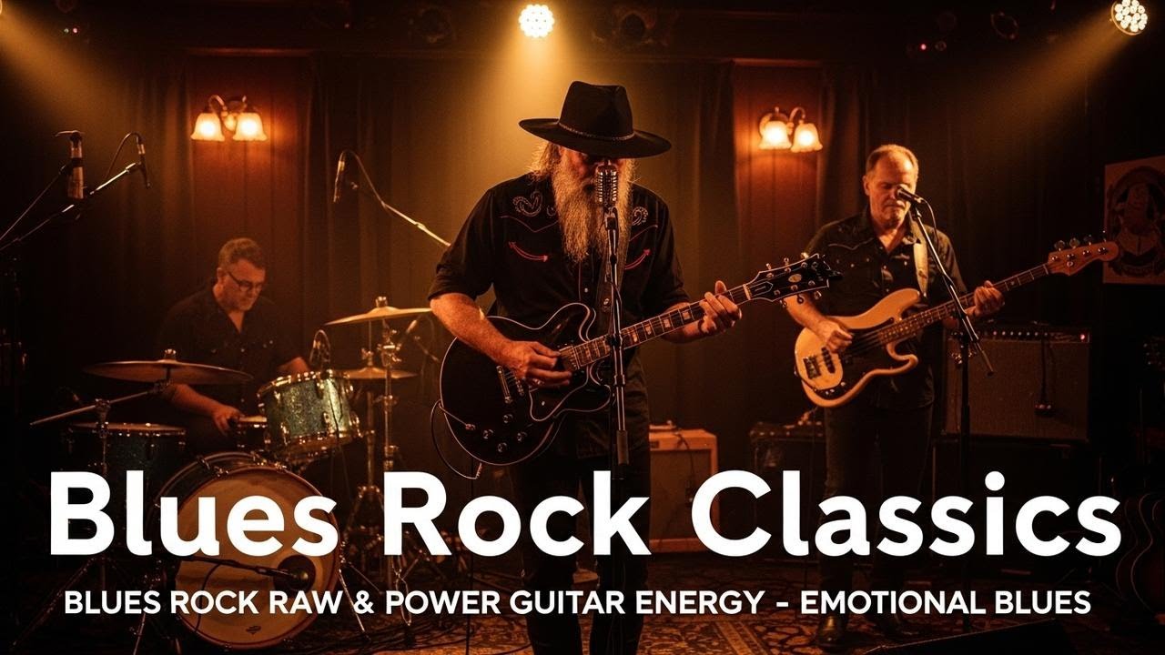 Led Zeppelin, Jimi Hendrix, Deep Purple, AC DC – Heavy Classic Rock & Blues Energy
