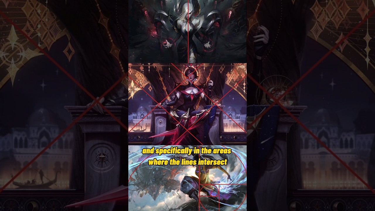 Examples of Composition Ratios in League of Legends Splash Art