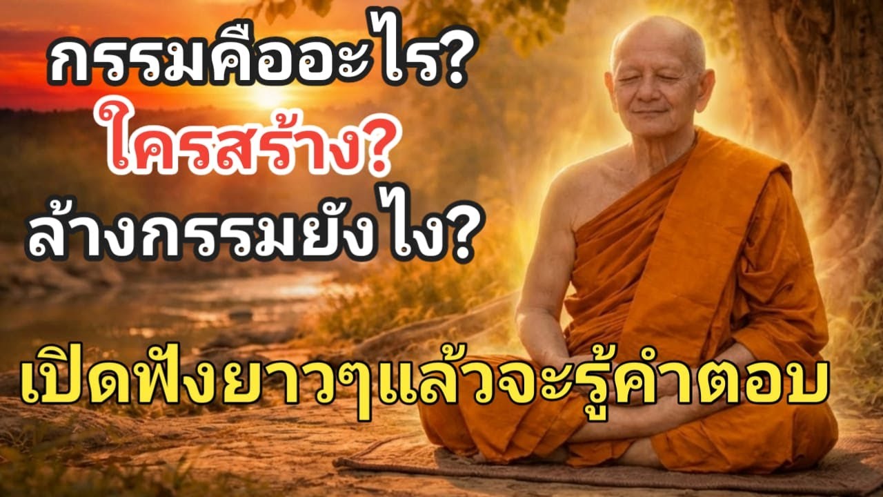 กรรมคืออะไร?ใครสร้าง?ล้างกรรมยังไง?#“กรรมไม่เคยตามใครทัน, แต่ไม่มีใครหนีพ้นกรรมได้.