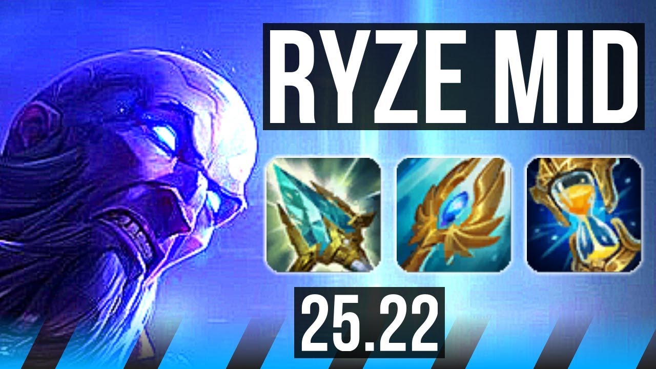 RYZE vs NAAFIRI (MID) | KR Challenger | 25.22