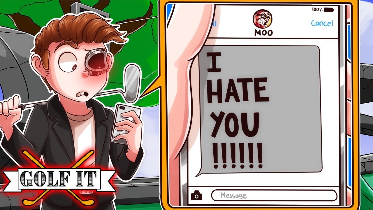 Moo Snuckel HATES me even MORE! (GOLF IT FUNNY MOMENTS)