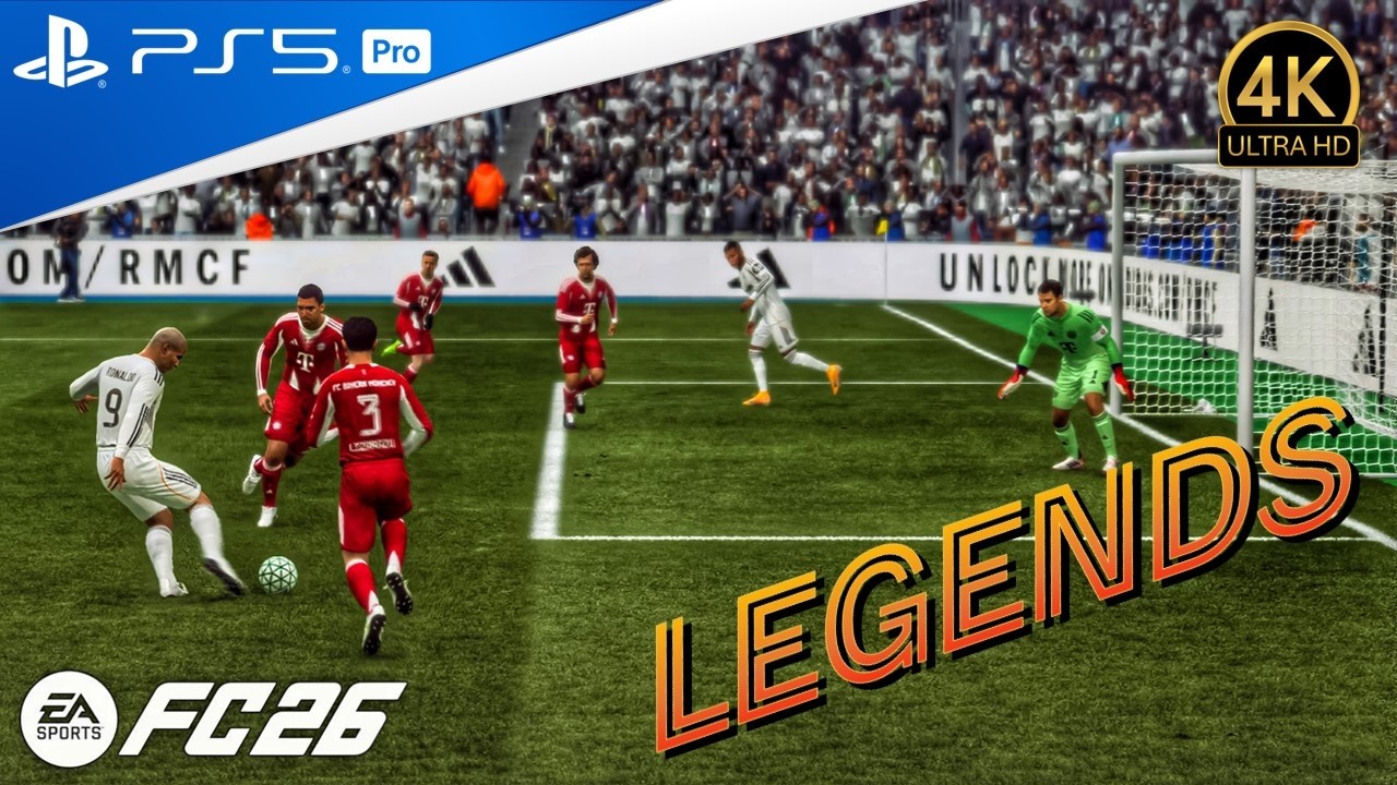FC26 | Real Madrid LEGENDS vs Bayern Munich LEGENDS | Ultimate Team | PS5 Pro | 4K Ultra HD