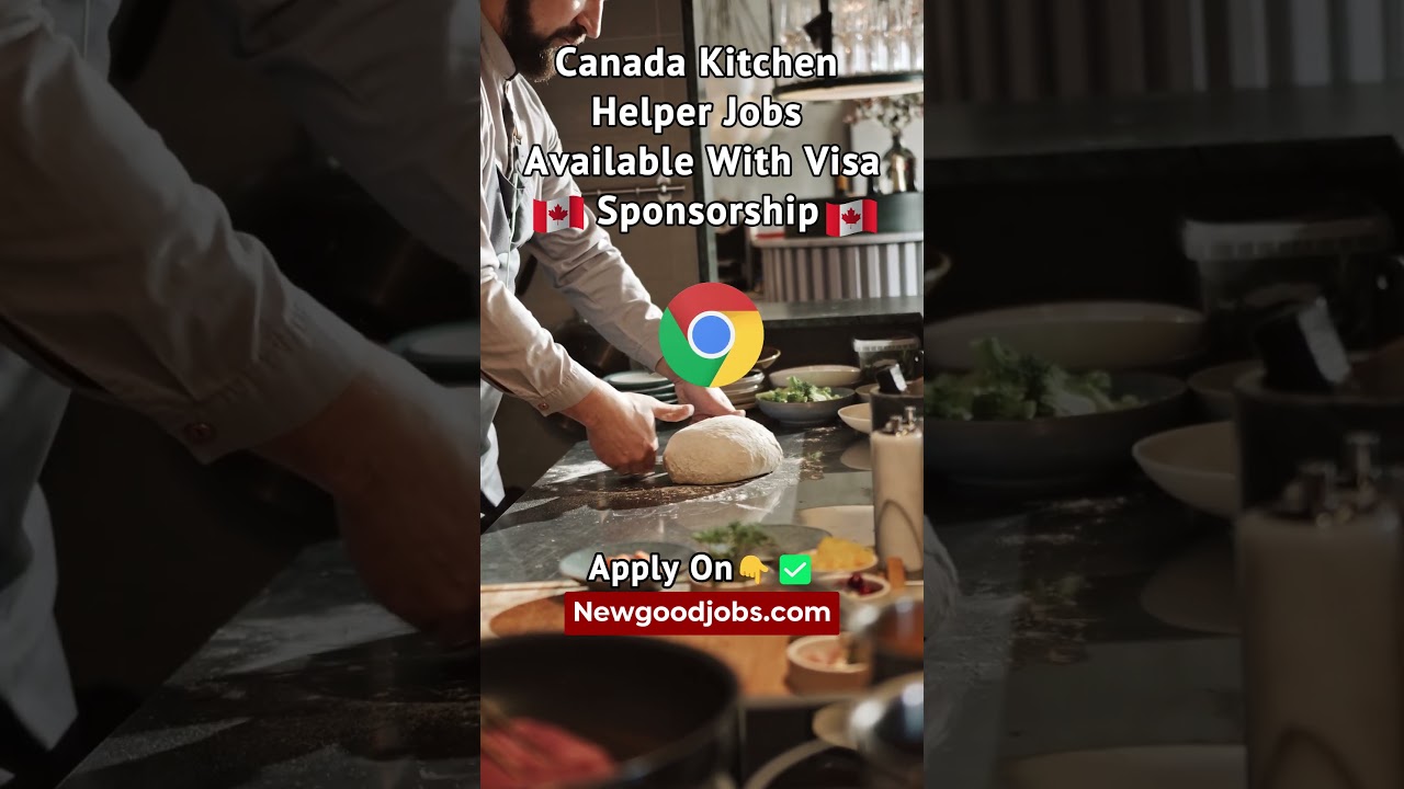 Canada Kitchen Helper Jobs 2025 | Highest Paying jobs in Canada #canadajob #canada #canadavlogs