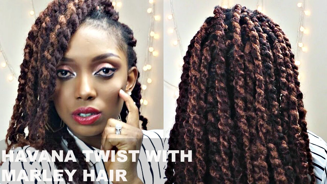 Havana Twists With Marley Hair Tutorial (Short Natural Hair)