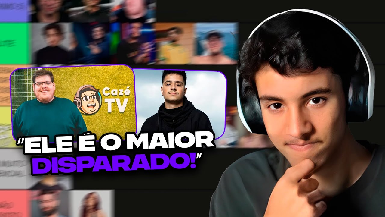RENATO MONTA TIERLIST DOS STREAMERS!!