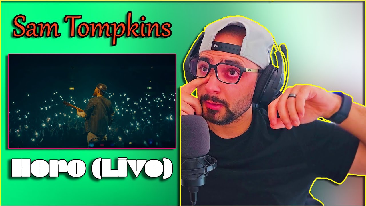 Emotional reaction to @SamTompkinsUK Sam Tompkins - Hero (Live from Hammersmith Apollo)