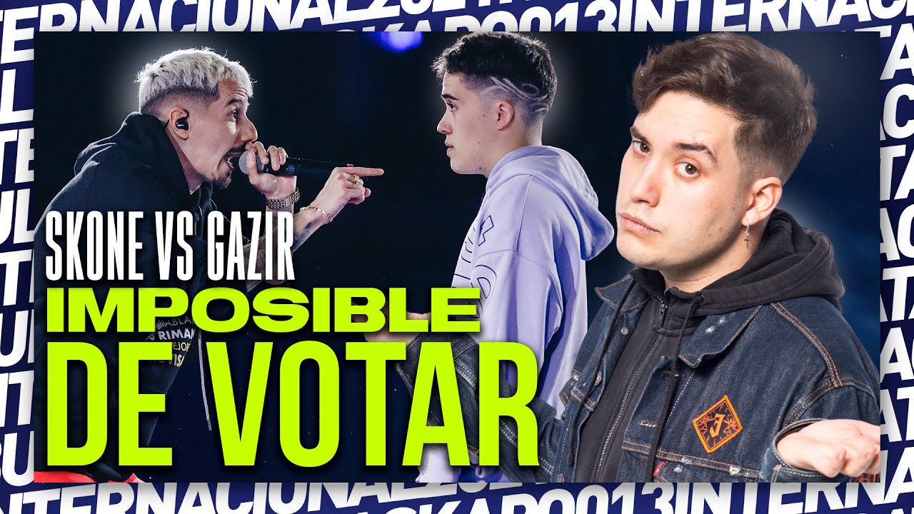 BATALLÓN IMPOSIBLE DE VOTAR 🧐🤓  ANALIZO SKONE VS GAZIR Final Internacional Red Bull Batalla 2021
