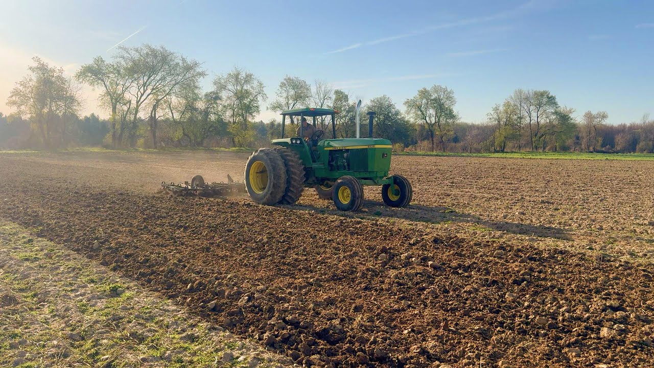 Prepping For Planting, Field cultivating with the 4430.