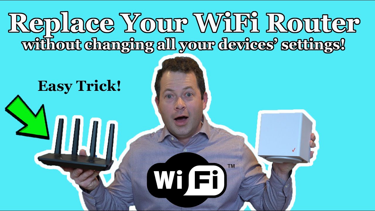 ✅ ТРЮК - измените/замените свой WiFi-роутер, не меняя настроек всех ваших устройств!