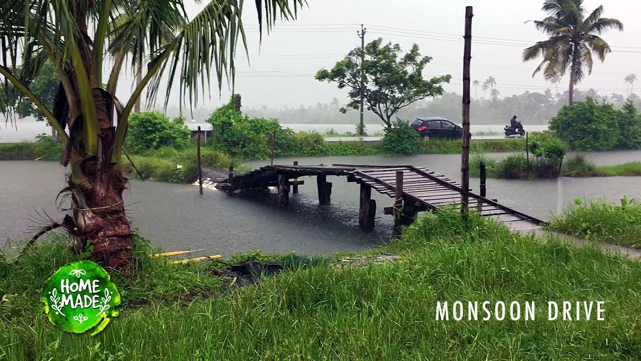 Kerala Monsoon Drive | Kerala rainfall | #homemade