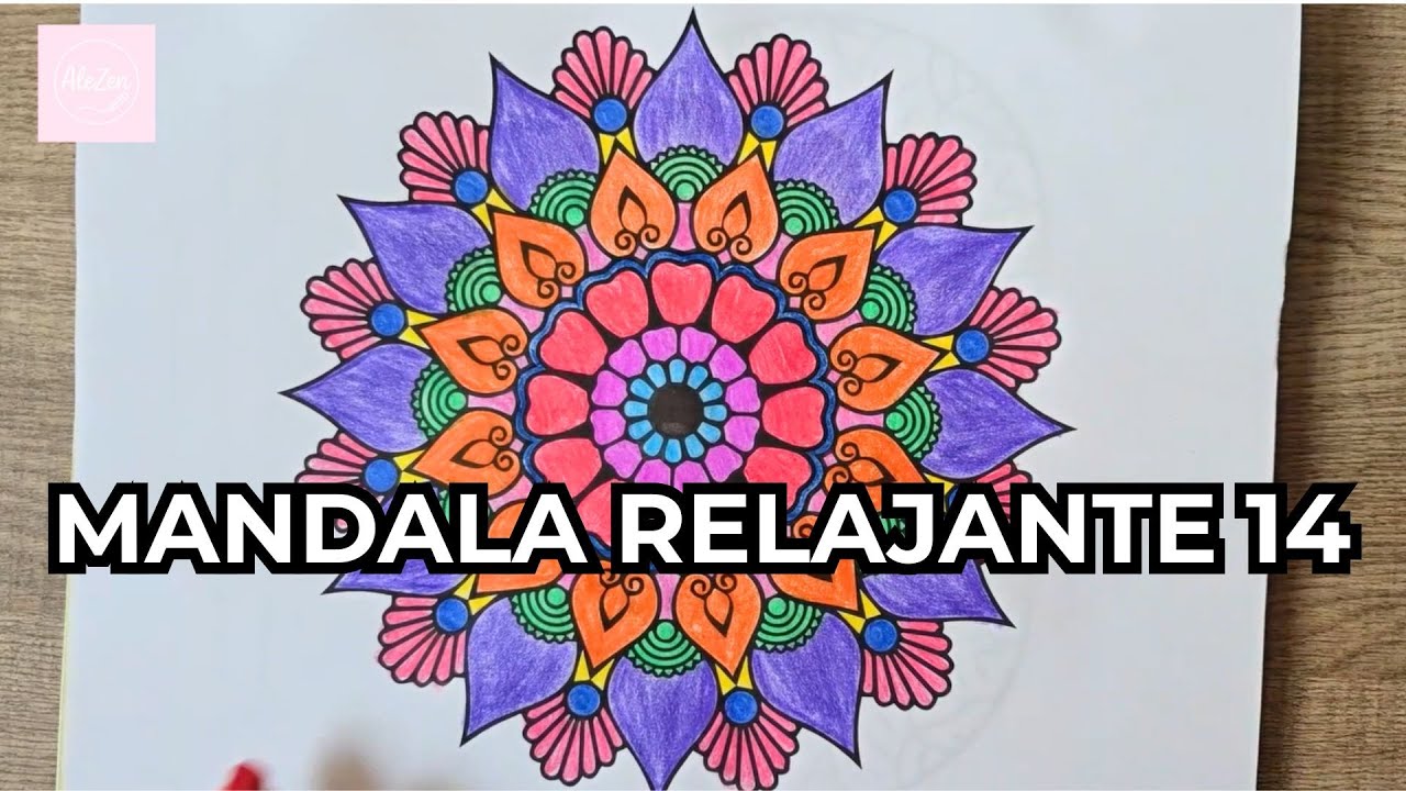 Mandala relajante 14 | Música suave y colores