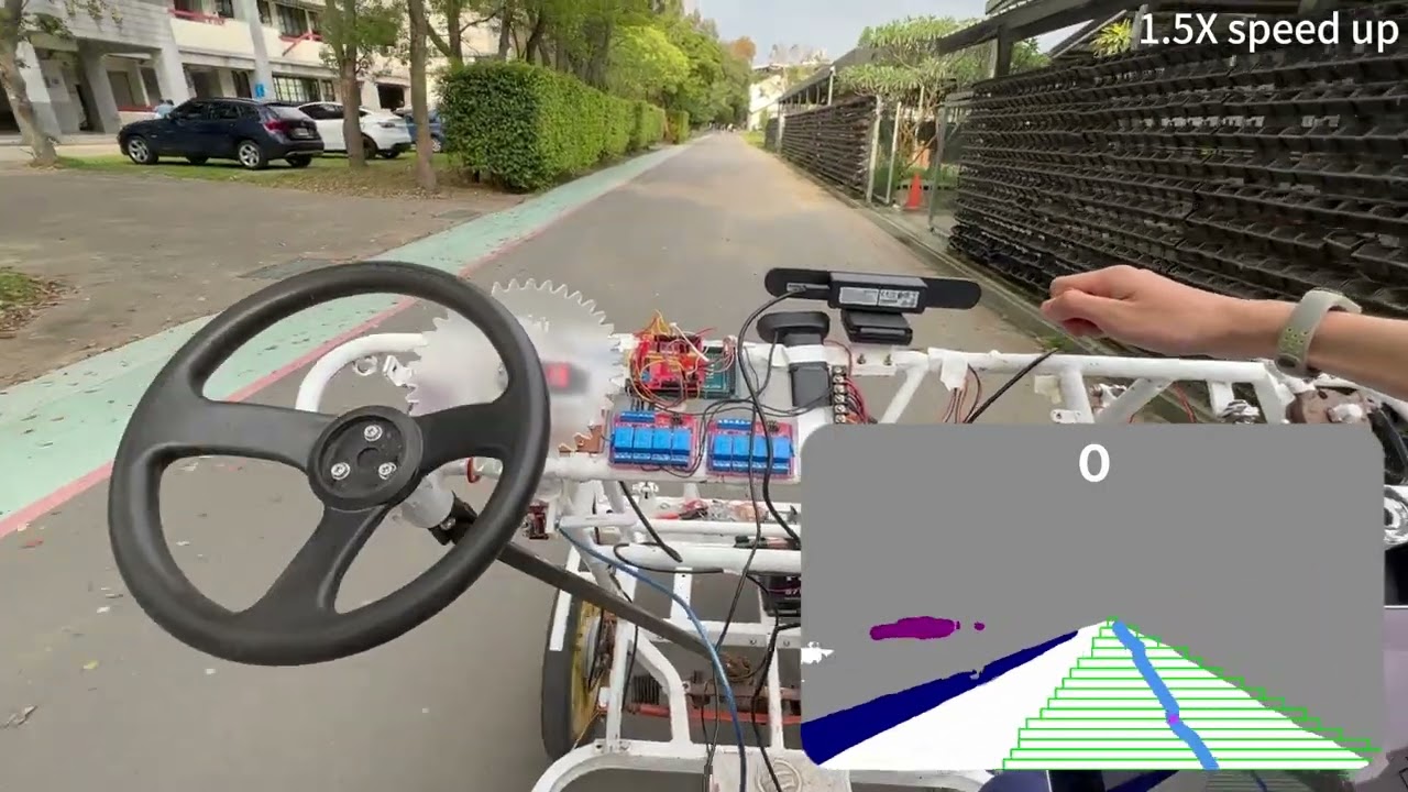 Campus Self-Drving Car Demo Video - By TYAI EE Class110A