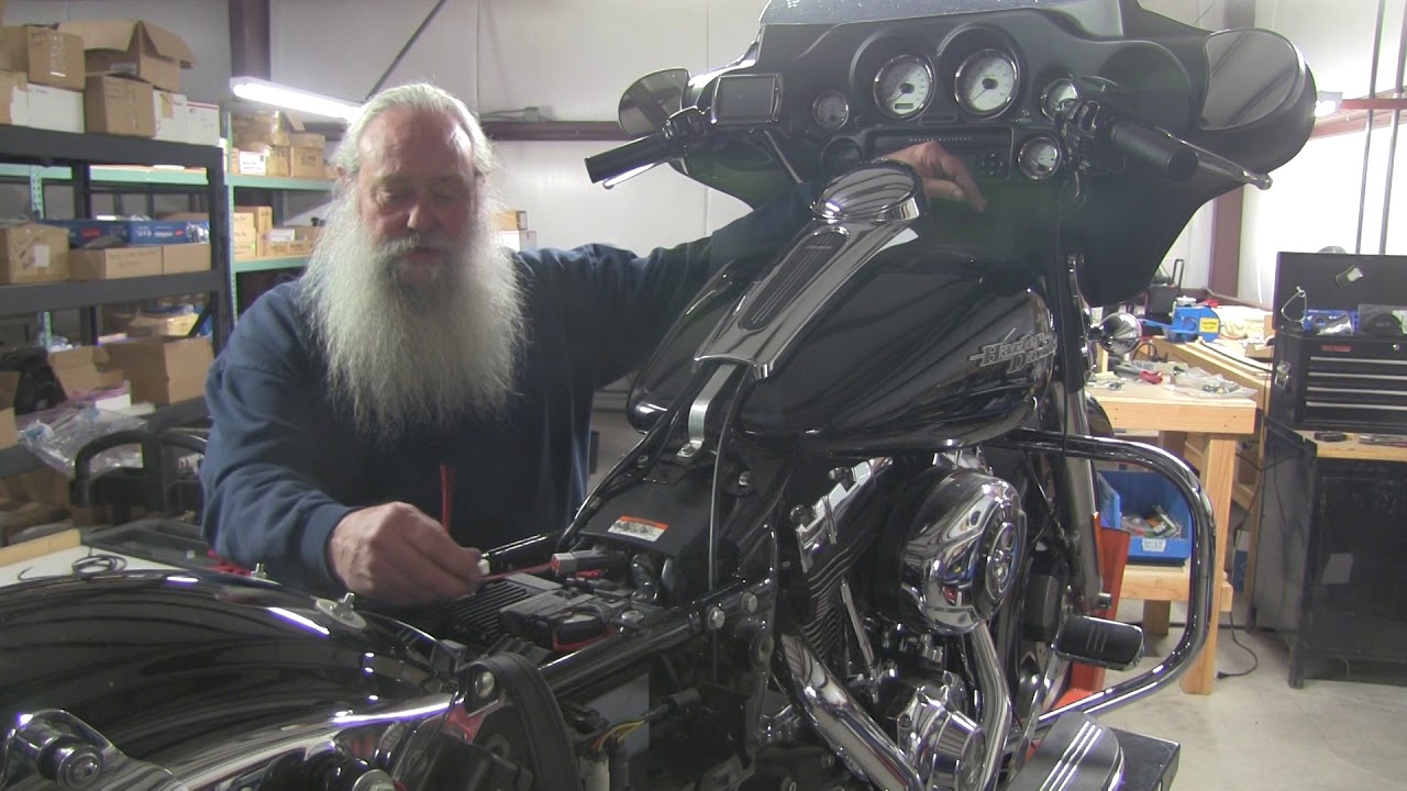 Installing A Wiring Harness for UltraCool Oil Cooler on a 1994-2013 Harley-Davidson Touring bike