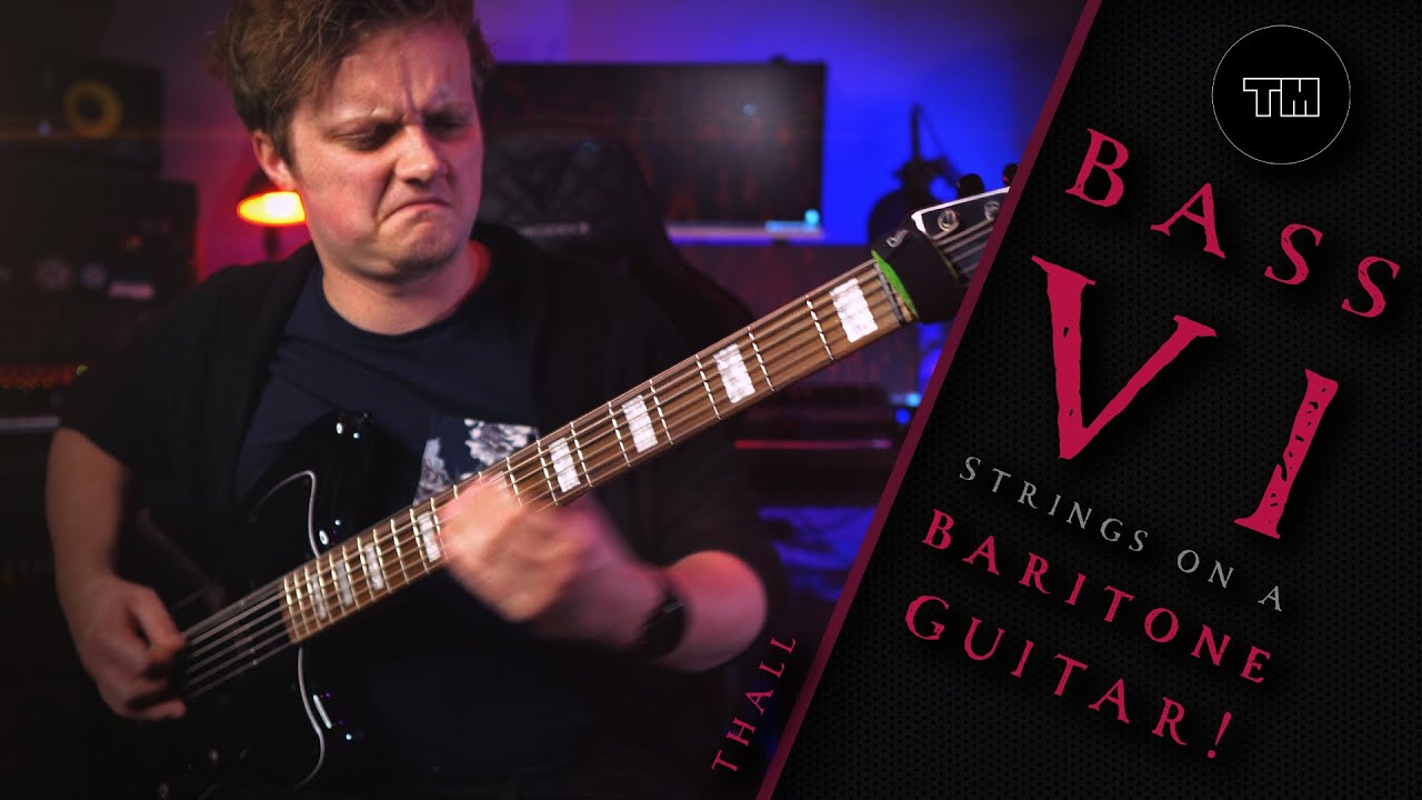 Bass VI Strings on a Baritone Guitar! | Low Tuned Djent/Thall