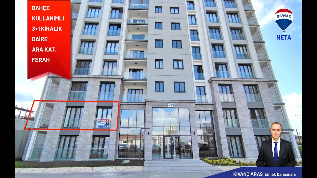 KİRALANDI / GEBZE KİRAZPINAR EMLAK KONUTLARI 3. ETAP BAHÇE KULLANIMLI 3+1 KİRALIK DAİRE