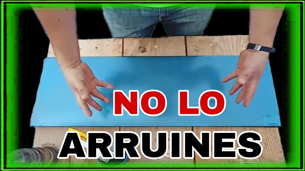 APRENDE a COMO PINTAR o REPINTAR METAL con BROCHA o RODILLO
