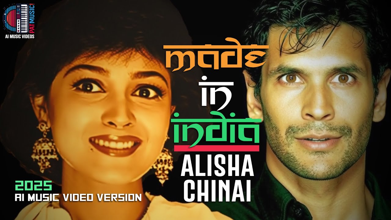ALISHA CHINAI -- MADE IN INDIA (2025 Extended AI Music Video Version) #alishachinoy #madeinindia