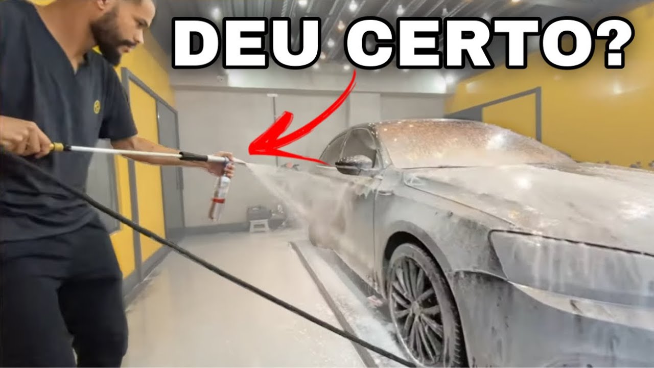 CANHÃO DE ESPUMA CASEIRO