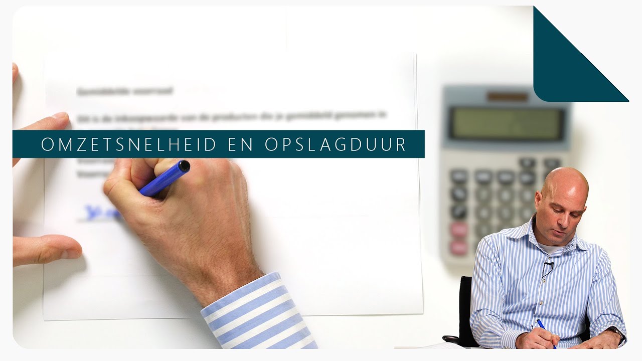 Berekenen van de omzetsnelheid, opslagduur, gemiddelde voorraad en inkoopwaarde van de omzet