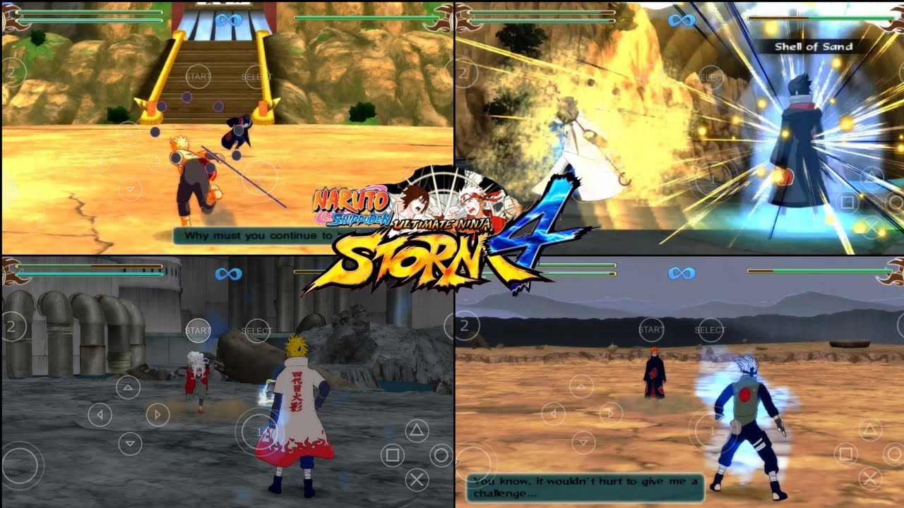 NEW NARUTO SHIPPUDEN ULTIMATE NINJA STORM 4 CAMERA MOD FOR PPSSPP ANDROID