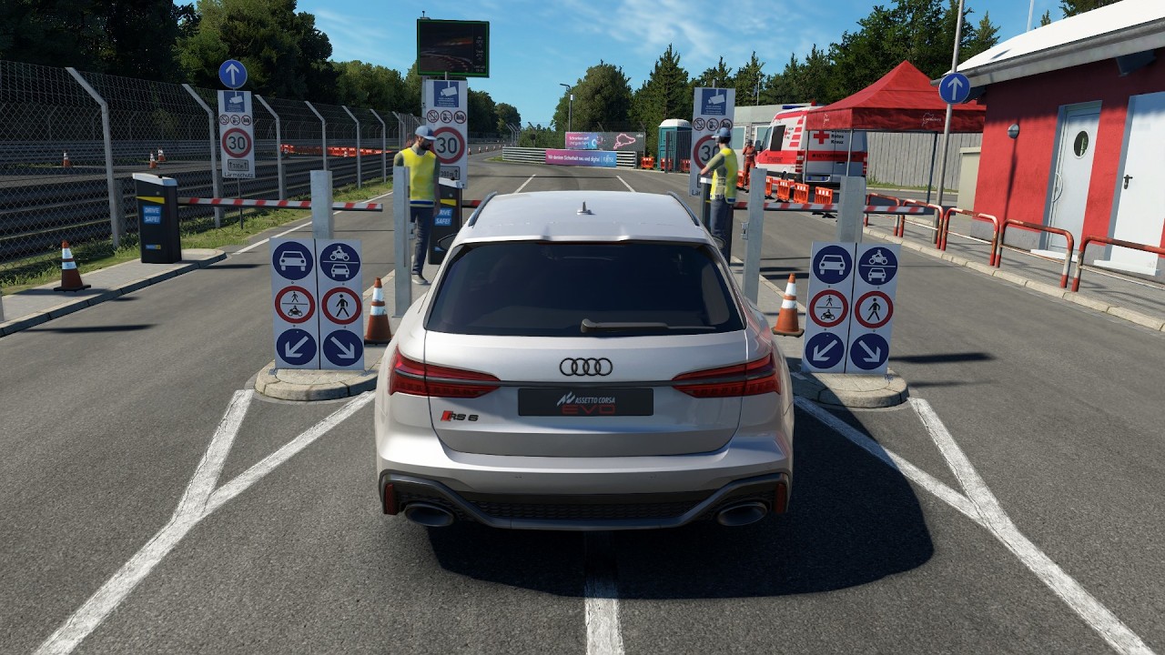 Audi RS6 Avant on Nordschleife - Assetto Corsa Evo | Logitech g29 gameplay