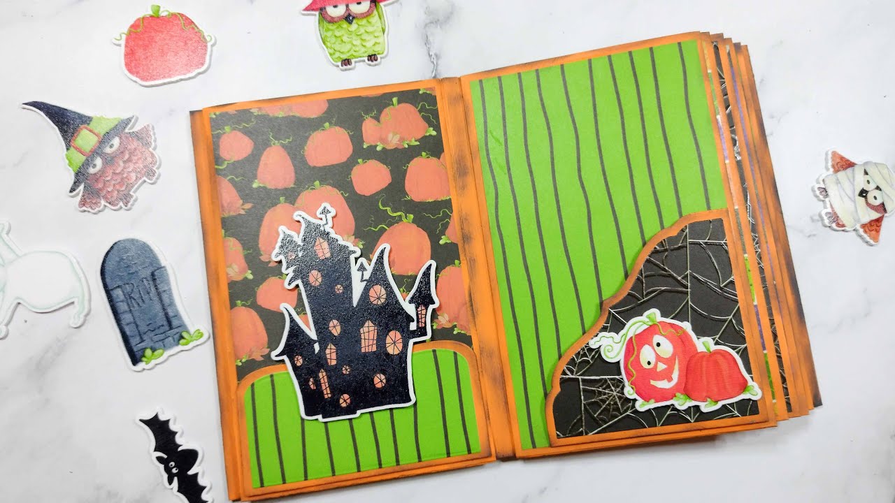 Live | Halloween Mini Pocket Page Album | Simply Made Crafts Album Series