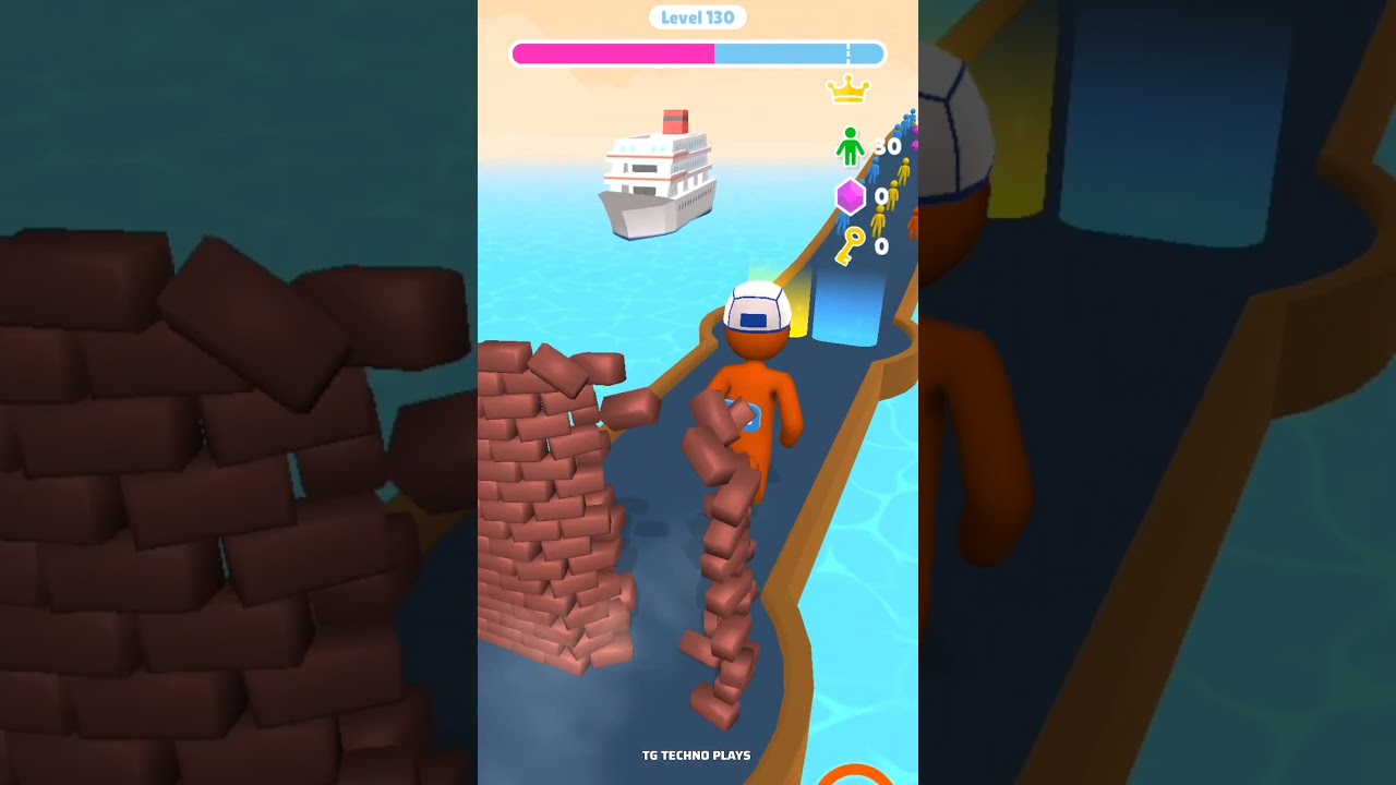 Giant Rush Level 130 &ndash; That Boss Fight Was Crazy 😧 #trending #shorts #youtubeshorts #games
