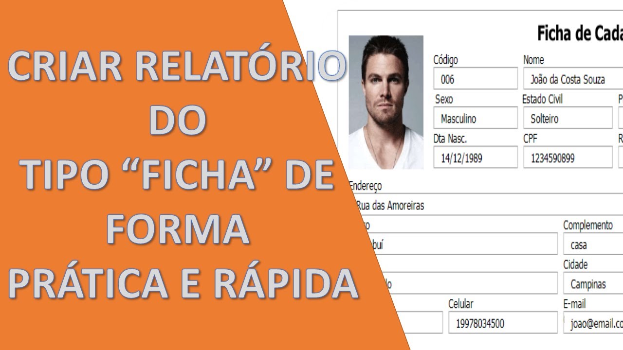 Criar relatório do tipo 