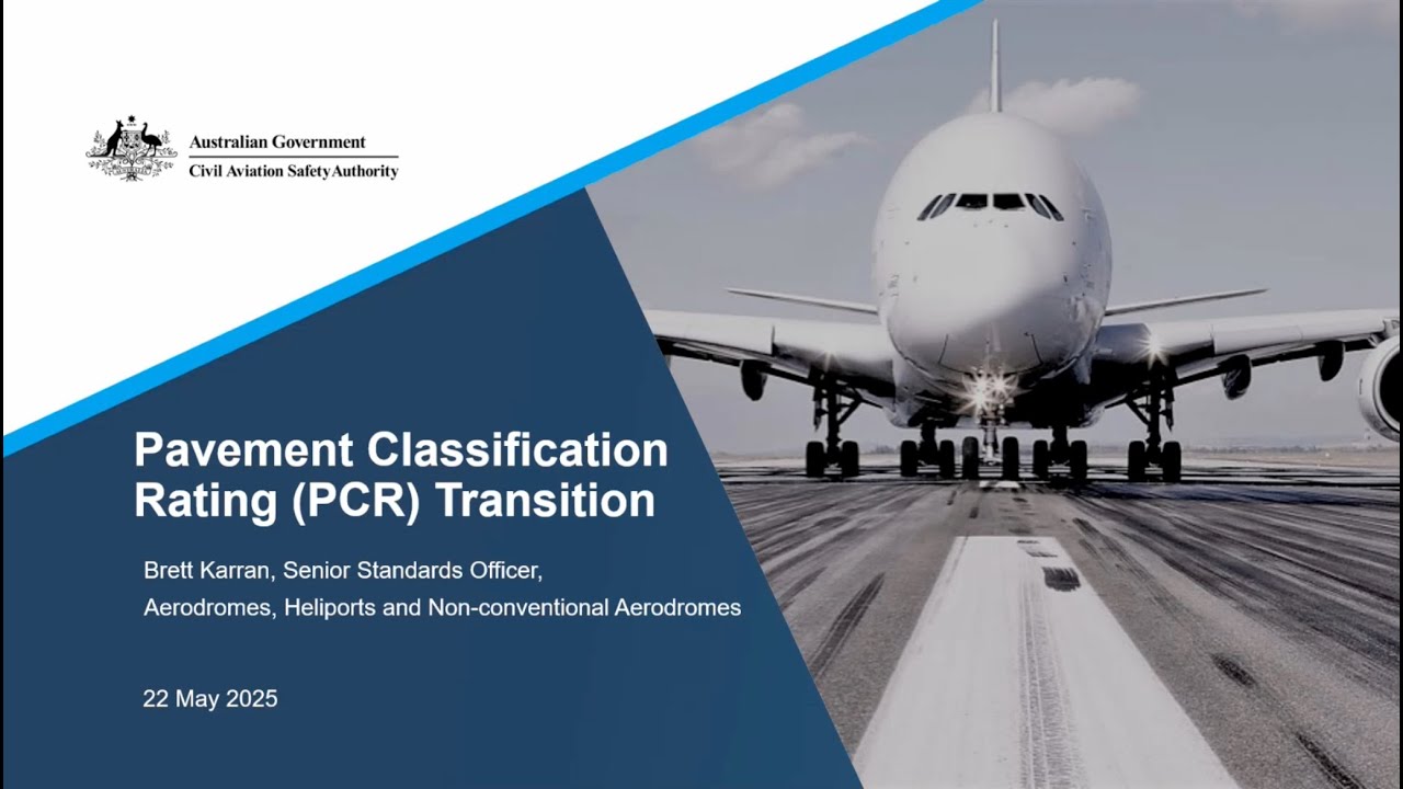 Pavement strength rating webinar - transition to ACR/PCR - 22 May 2025