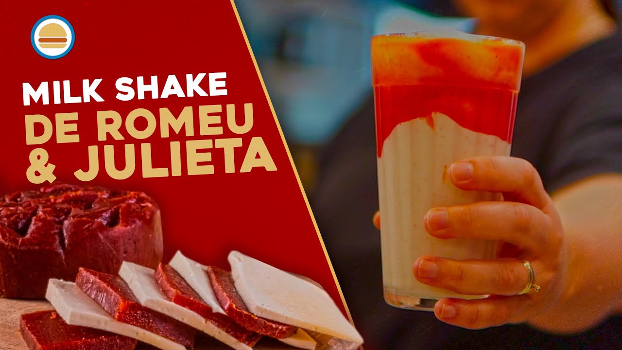 MILK SHAKE DE ROMEU E JULIETA COM CREME AMERICANO | Hambúrguer Perfeito