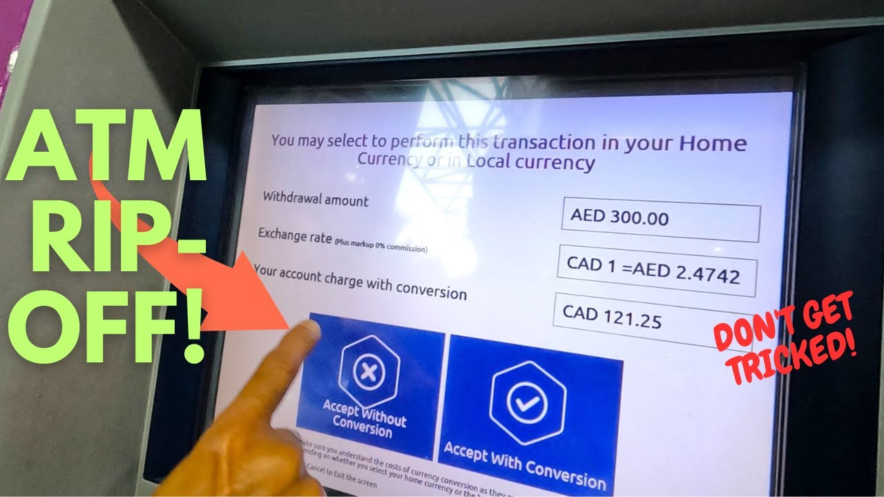 How Foreign ATMs Trick You with Exchange Rates (And How to Avoid It)
