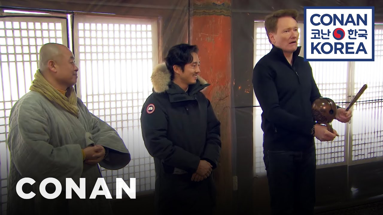 Conan & Steven Yeun Visit A Buddhist Temple | CONAN on TBS