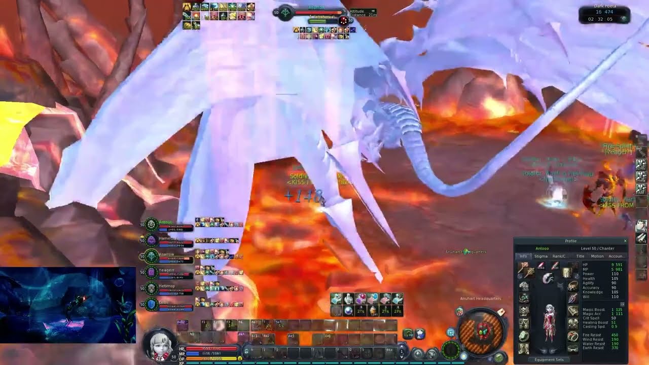 █ Aion Classic EU 1.9 █ DP Rank S - Last boss █ Chanter POV (Ranger Tank) █