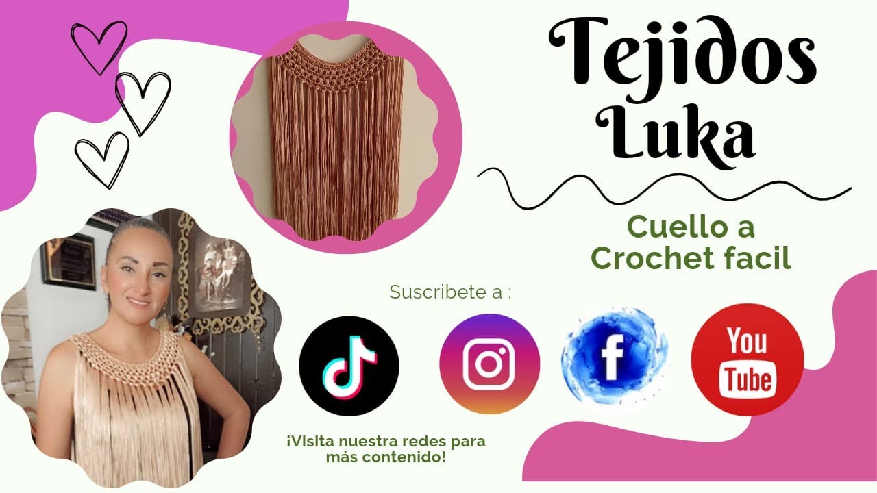 Cuello a Crochet facil .