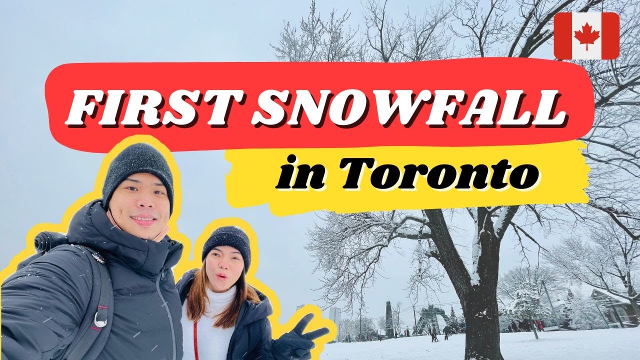 FIRST SNOWFALL EXPERIENCE (December 2021) | Winter in Toronto | Buhay Canada