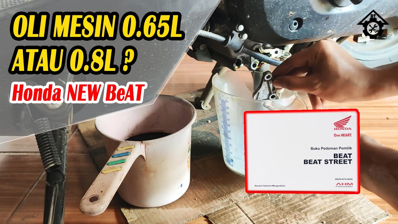 Tutorial Ganti Oli Honda New BeAT - Cek Buku Panduan Pengguna