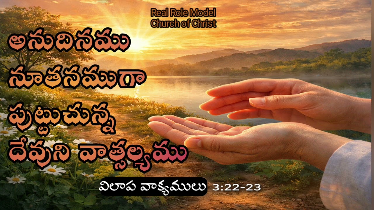 అనుదినము నూతనముగా పుట్టుచున్న దేవుని వాత్సల్యం #kranthi#RealRoleModel