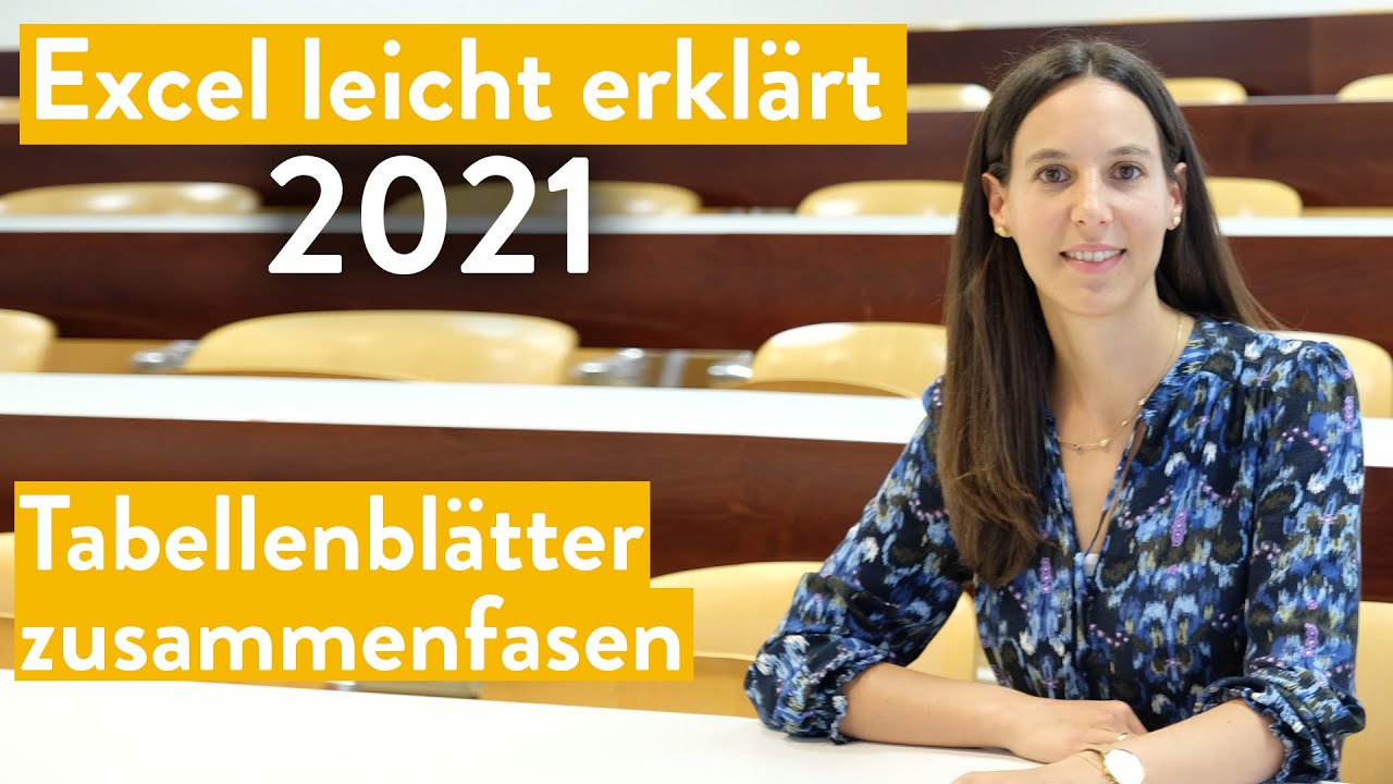 Excel einfach erkl&auml;rt: Tabellenbl&auml;tter zusammenfassen (2021)