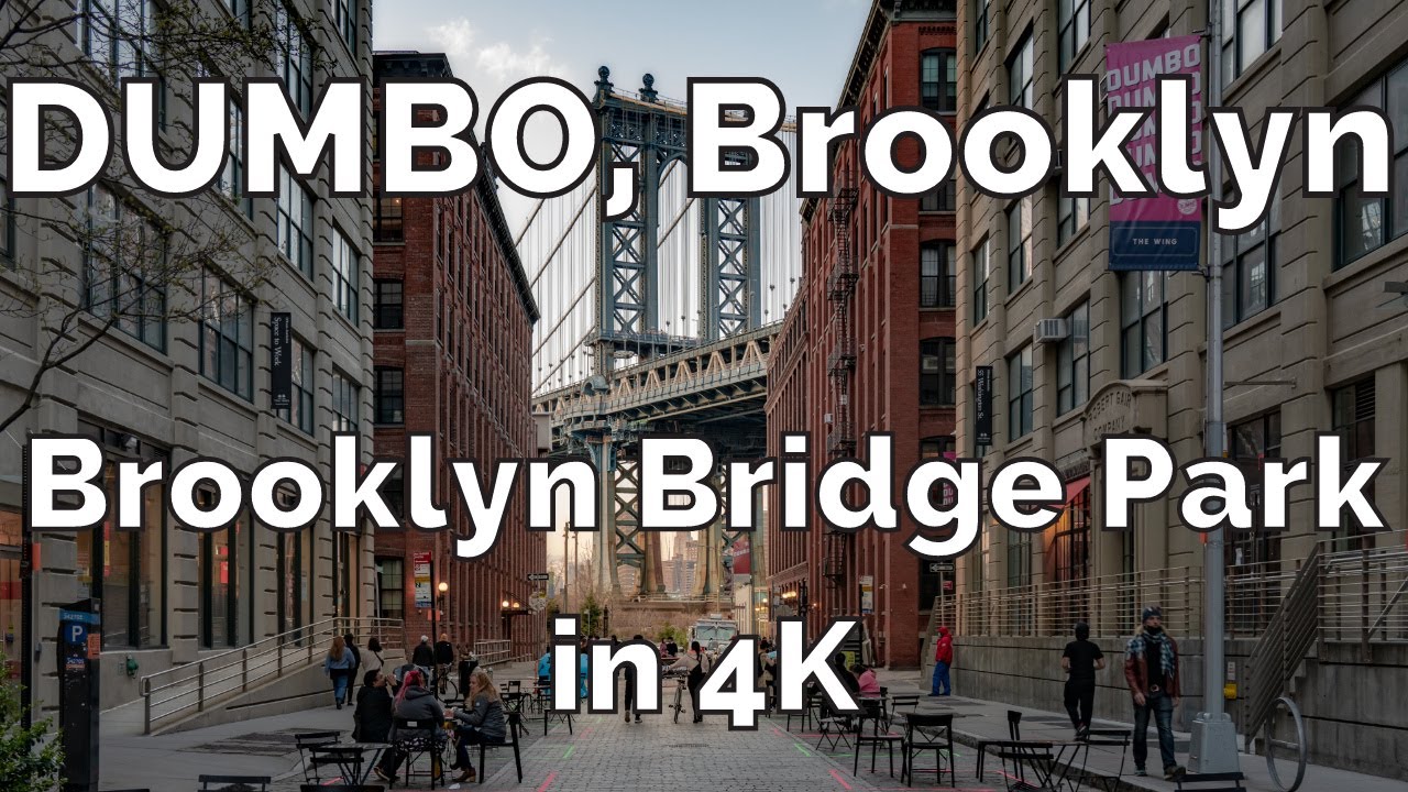 Brooklyn Bridge Park in New York 4K | Best Views of NYC