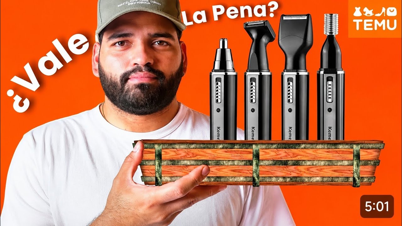 Probé la KEMEI KM-6630 de TEMU 😱 ¡La más BARATA y VIRAL del momento!