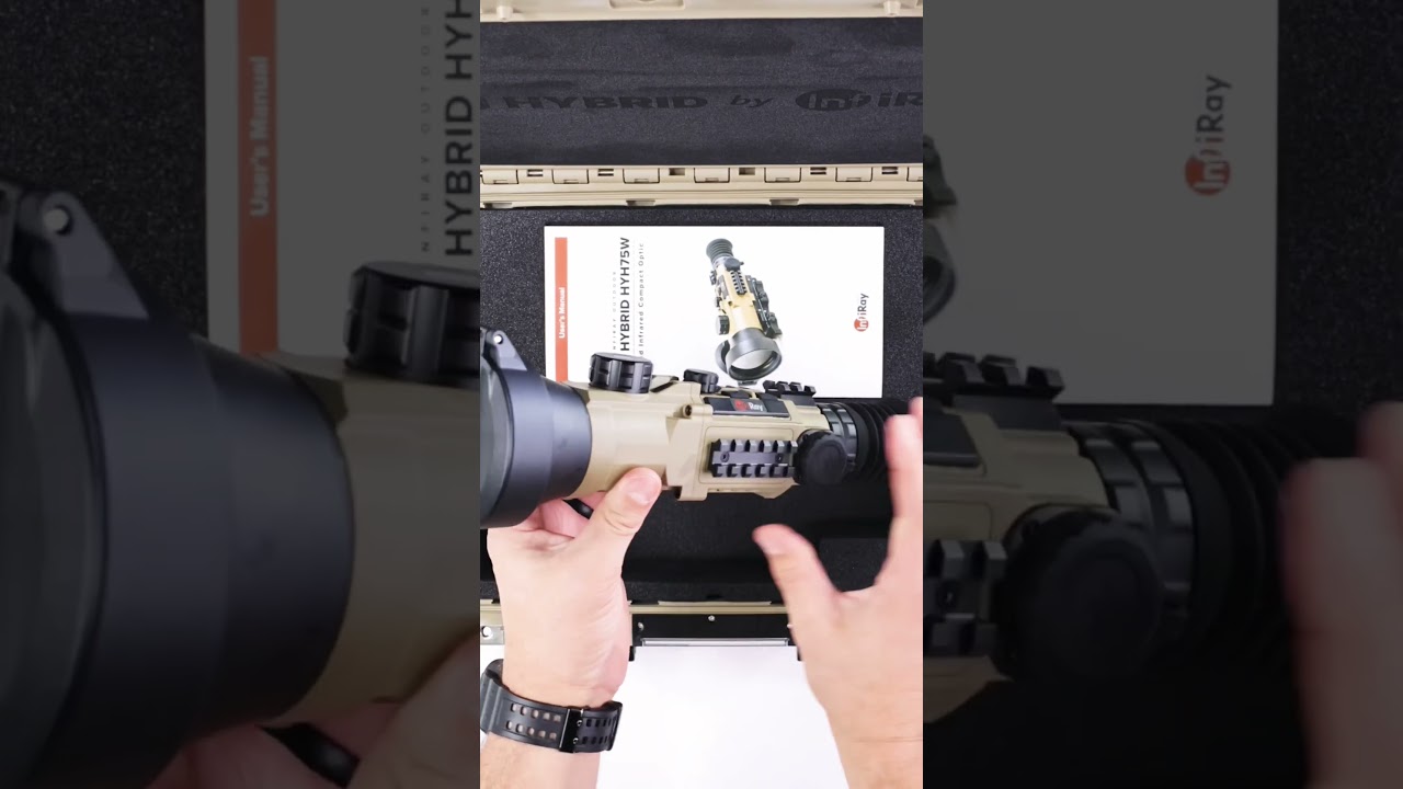 #infiray Hybrid 75W #shotshow #thermal #thermaloptic #iray #hunting #nightvision #hoghunting