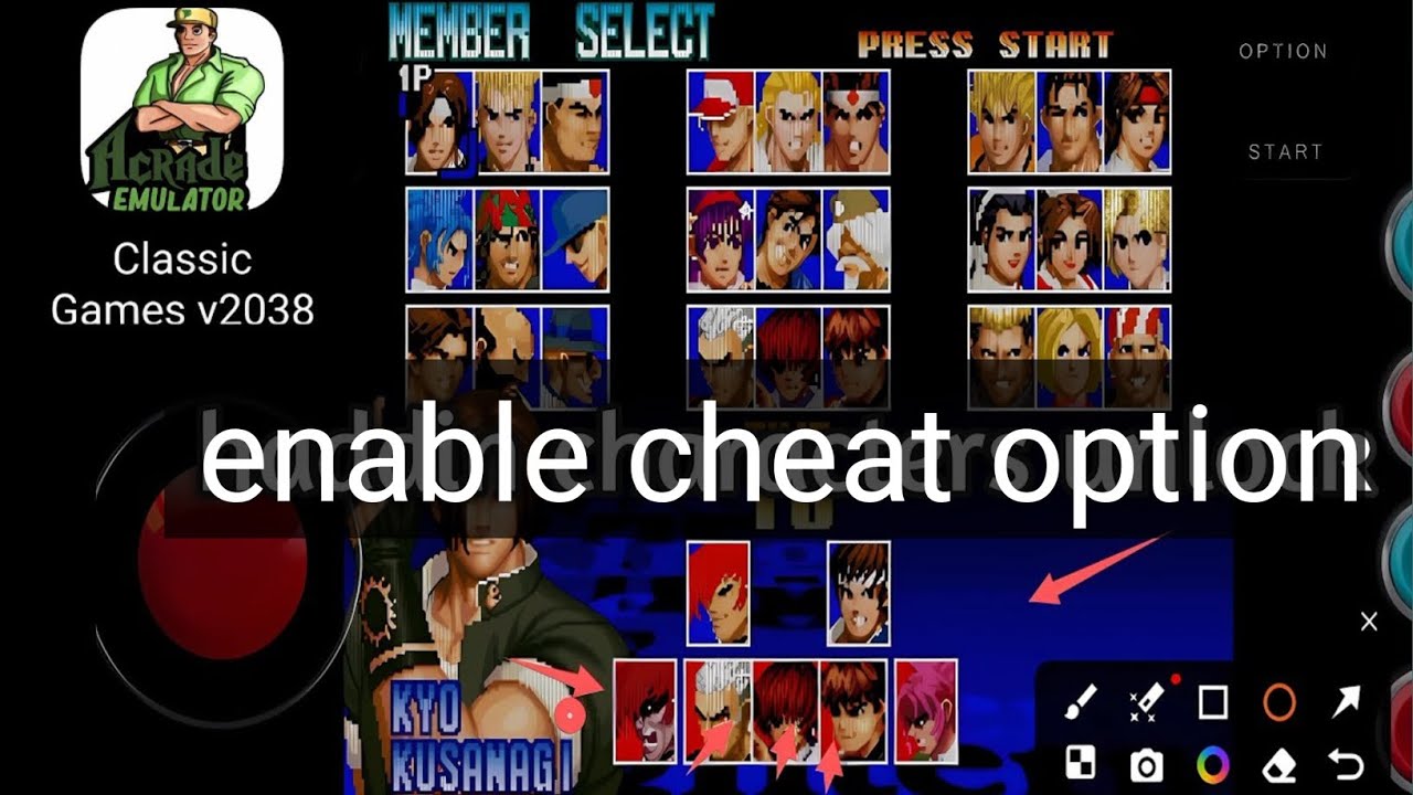 How Enable Cheat options Classicgame for Android 🕹️📲