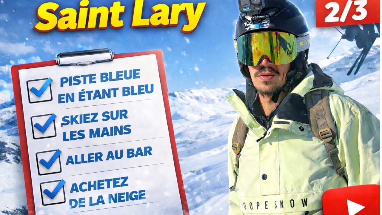 Saint Lary soulan | On est plus bleu que les pistes bleu en elle même | Partie 2/3