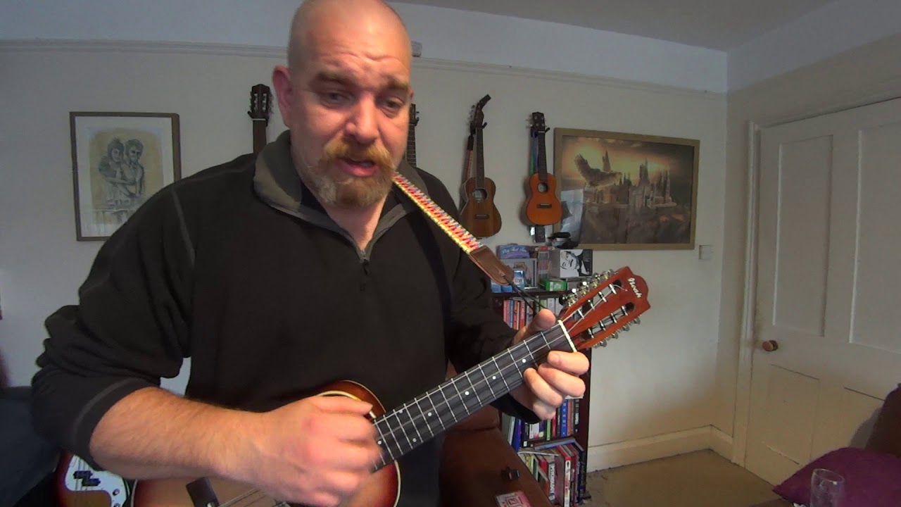 Knocking On Heavens Door ,8string baritone Ukulele