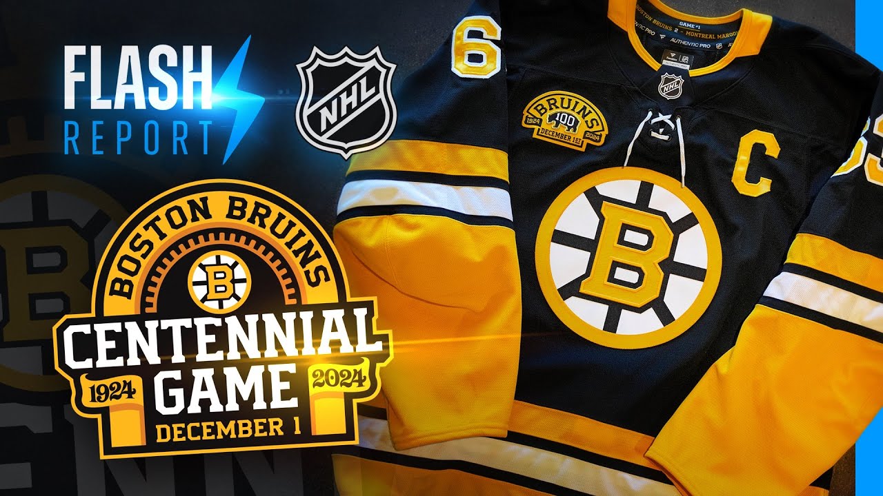 FLASH: Boston Bruins Unveil Centennial Game Throwback Jersey!