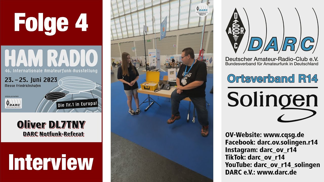 HAM RADIO 2023: Notfunkkoffer & Notfunkanh&auml;nger